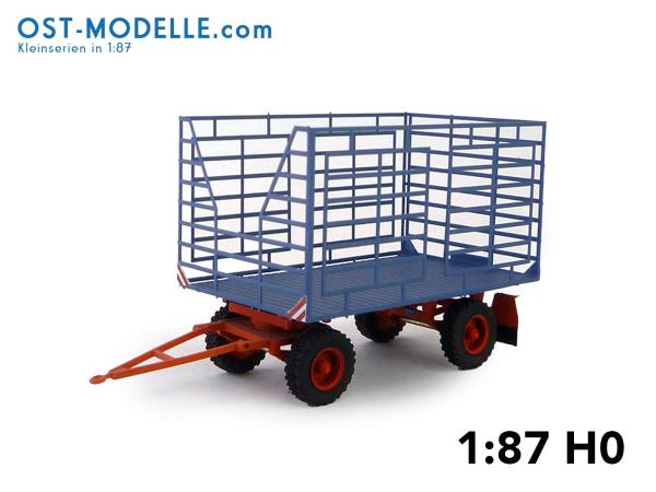 Strohanhänger mit geätzten Aufbau Variante l Gitterstruktur (H) – blau rot